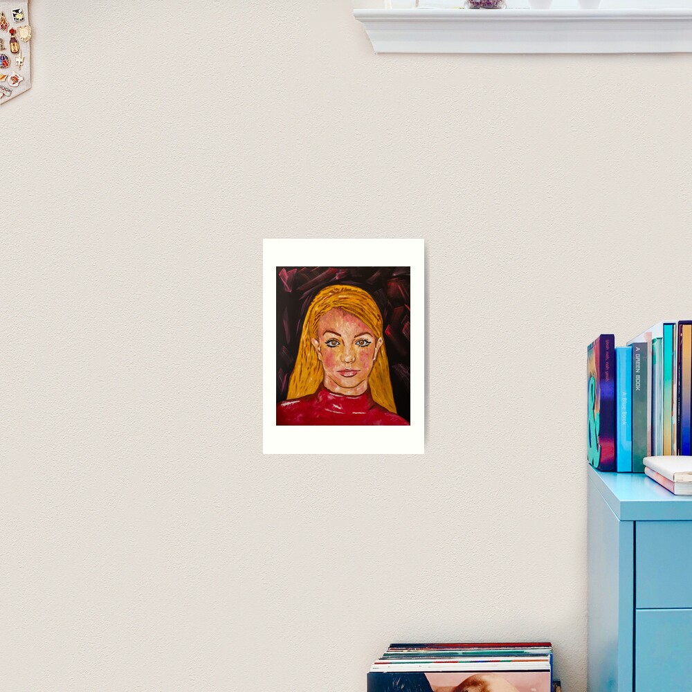 Oil Painting Oops Art Print