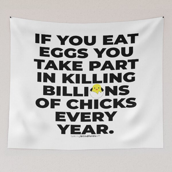 Item preview, Vegan Activist Graphics #takingblindfoldsoff 10 v2 designed and sold by blindfoldsoff.
