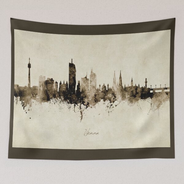 Item preview, Vienna Austria Skyline designed and sold by ArtPrints.