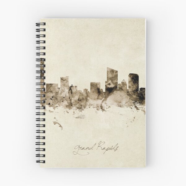Item preview, Grand Rapids Michigan Skyline designed and sold by ArtPrints.
