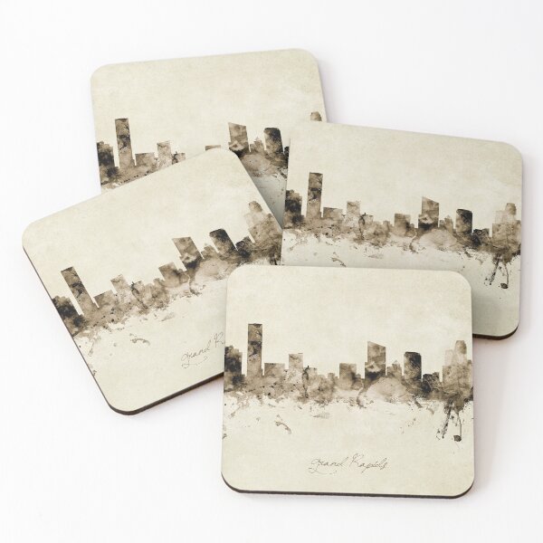 Item preview, Grand Rapids Michigan Skyline designed and sold by ArtPrints.