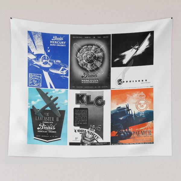 Item preview, Vintage Word War Two aviation adverts designed and sold by wu-wei.