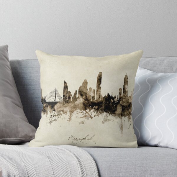 Artikelvorschau, Bangkok Thailand Skyline entworfen und verkauft von ArtPrints.