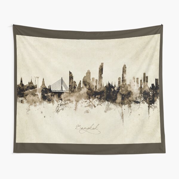 Item preview, Bangkok Thailand Skyline designed and sold by ArtPrints.