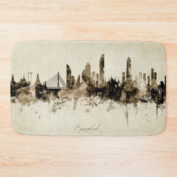 Item preview, Bangkok Thailand Skyline designed and sold by ArtPrints.