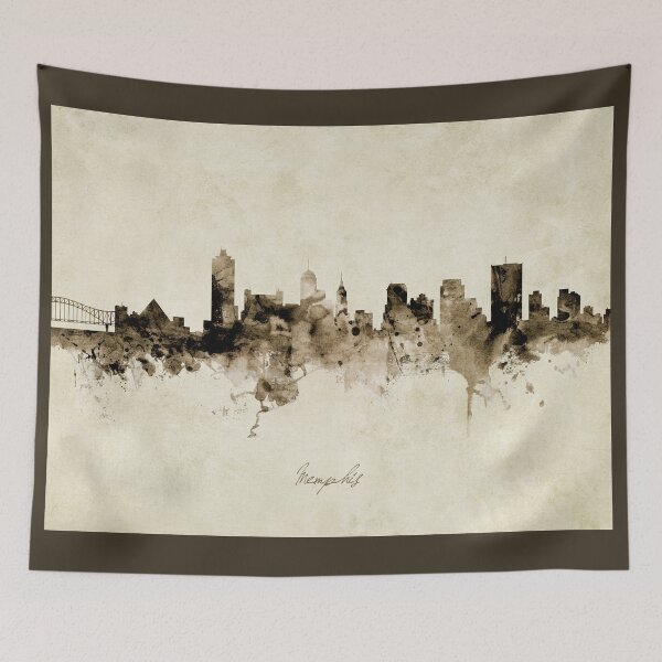 Item preview, Memphis Tennessee Skyline designed and sold by ArtPrints.