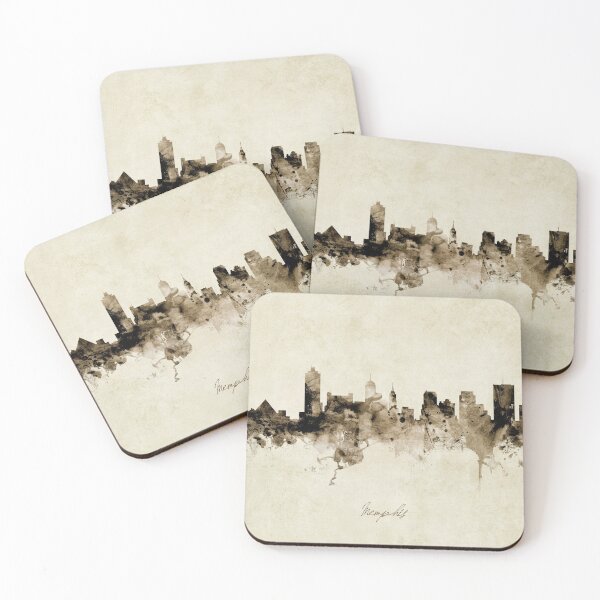 Item preview, Memphis Tennessee Skyline designed and sold by ArtPrints.