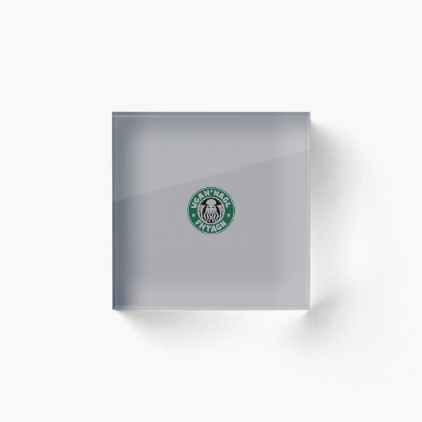 Cthulhu Caffinated Acrylic Block