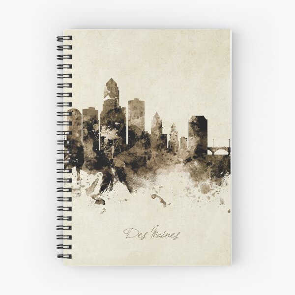 Item preview, Des Moines Iowa Skyline designed and sold by ArtPrints.