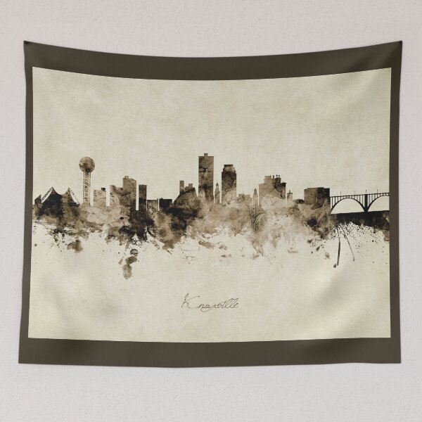 Item preview, Knoxville Tennessee Skyline designed and sold by ArtPrints.