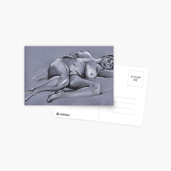 Reclining female nude #4 Postcard