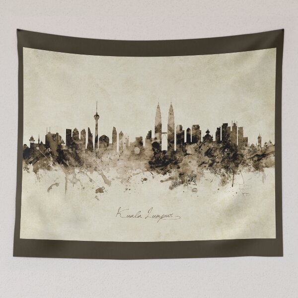 Item preview, Kuala Lumpur Malaysia Skyline designed and sold by ArtPrints.