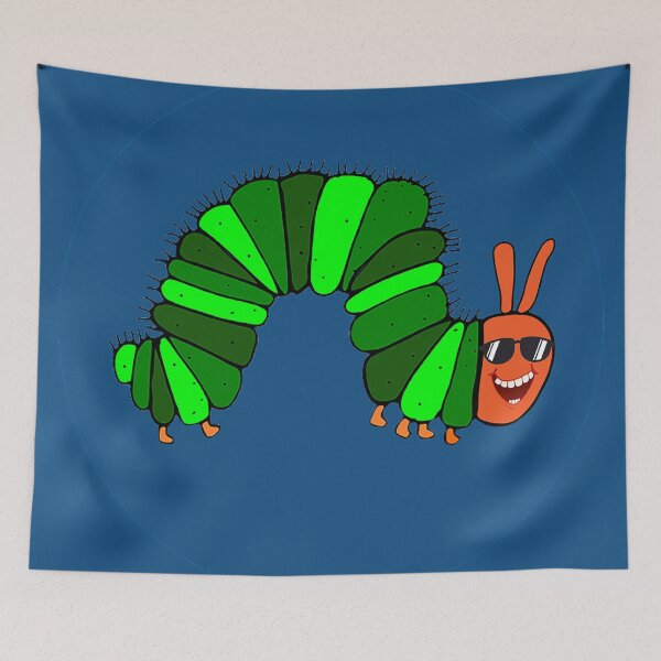 Item preview, The Greedy Caterpillar - Funny Caterpillar Cute shirt - Fatty - Gym shirt - Vegetarian designed and sold by happygiftideas.