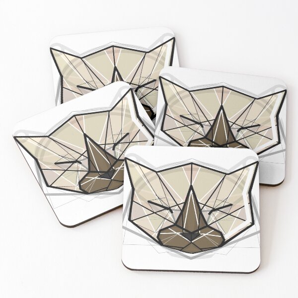 Item preview, Seal Point Geometric Catto designed and sold by Natalie Davies.