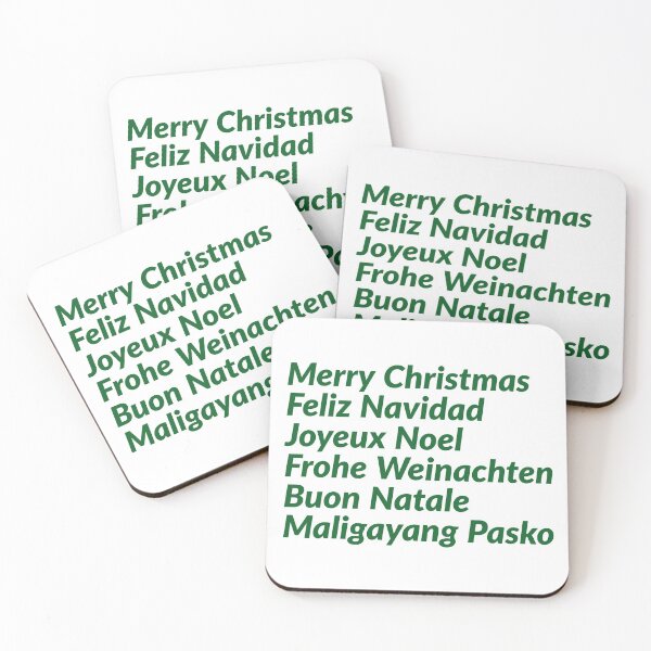 Item preview, Merry Christmas in different language designed and sold by atevern.