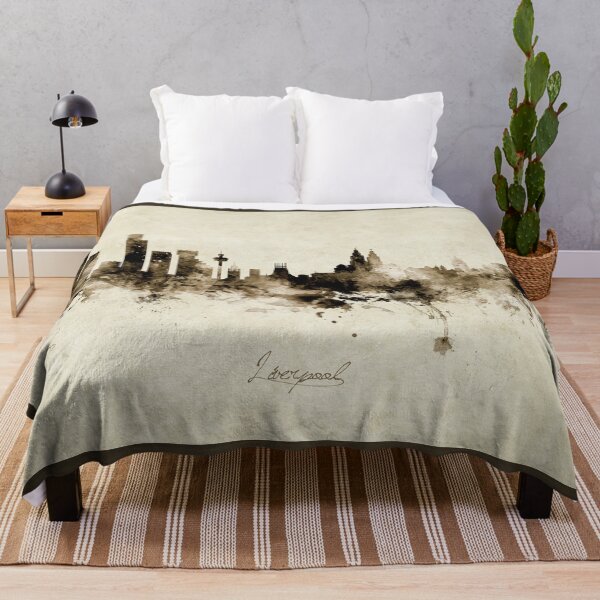 Item preview, Liverpool England Skyline designed and sold by ArtPrints.