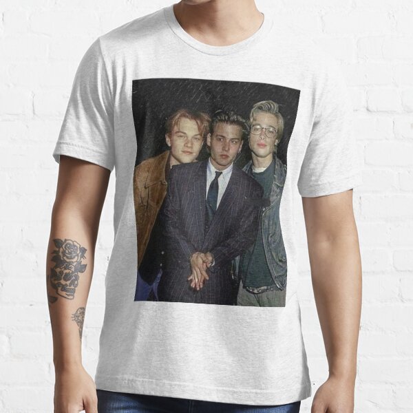 Young Leonardo Dicaprio & Brad Pitt & Jonny Depp Essential T-Shirt