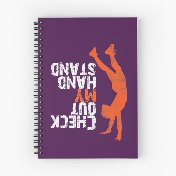 Item preview, Check Out My Hand Stand Distressed  Style Gymnastics Gift designed and sold by niftee.