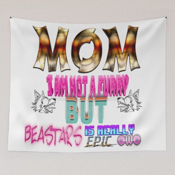 Item preview, Mom, I'm not a furry but Beastars is really epic designed and sold by Cflan789.