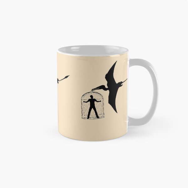 Item preview, Pterodactylus dinosaur man in a cage designed and sold by Collagedream.