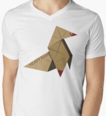 HEAVY RAIN: ORIGAMI BIRD Men's V-Neck T-Shirt