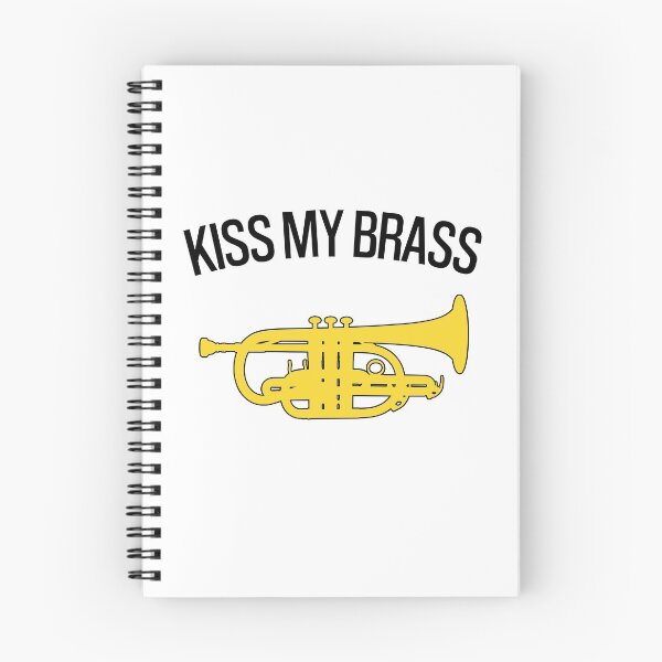 Item preview, Cornet - Kiss My Brass - Funny trumpet gift / Funny cornet gift designed and sold by HEJAshirts.