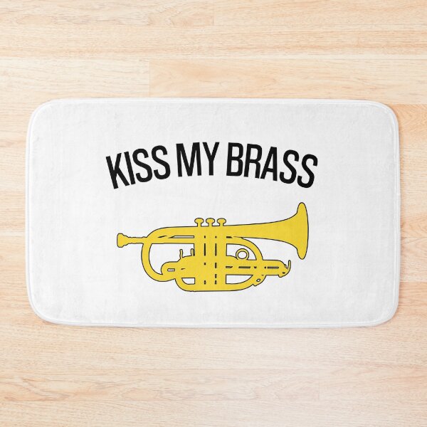 Item preview, Cornet - Kiss My Brass - Funny trumpet gift / Funny cornet gift designed and sold by HEJAshirts.