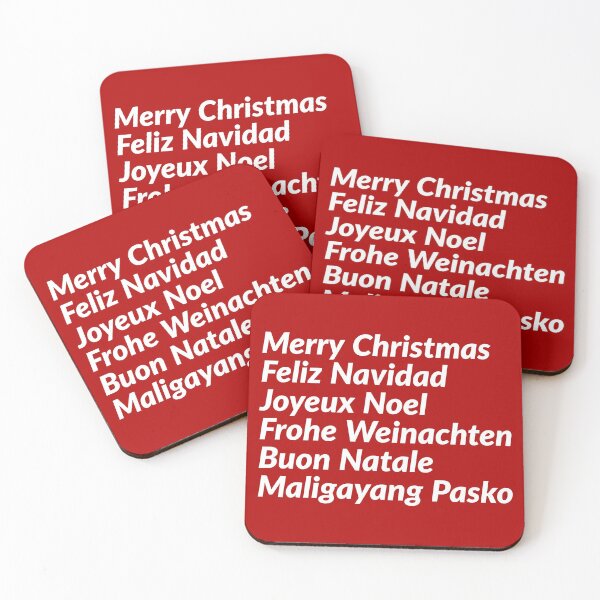 Item preview, Merry Christmas in different language designed and sold by atevern.