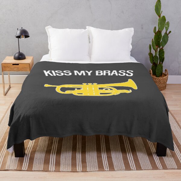 Item preview, Cornet - KISS MY BRASS - Funny trumpet gift / Funny cornet gift designed and sold by HEJAshirts.
