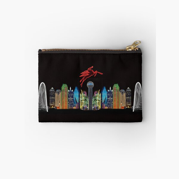 Item preview, Skyline of Mirrored Dallas Icons With Transparent Background designed and sold by Warren Paul Harris.