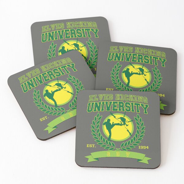 Item preview, Elves Kicking University designed and sold by chilangopride.