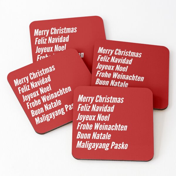 Item preview, Merry Christmas in different language designed and sold by atevern.