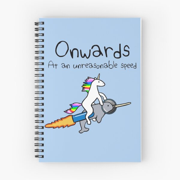 Item preview, Onwards! At An Unreasonable Speed (Unicorn Riding Narwhal) designed and sold by jezkemp.