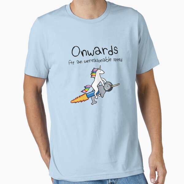 Item preview, Onwards! At An Unreasonable Speed (Unicorn Riding Narwhal) designed and sold by jezkemp.