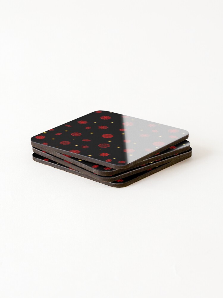 Alternate view of Fire in the Night Coasters (Set of 4)