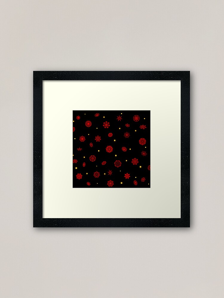 Alternate view of Fire in the Night Framed Art Print