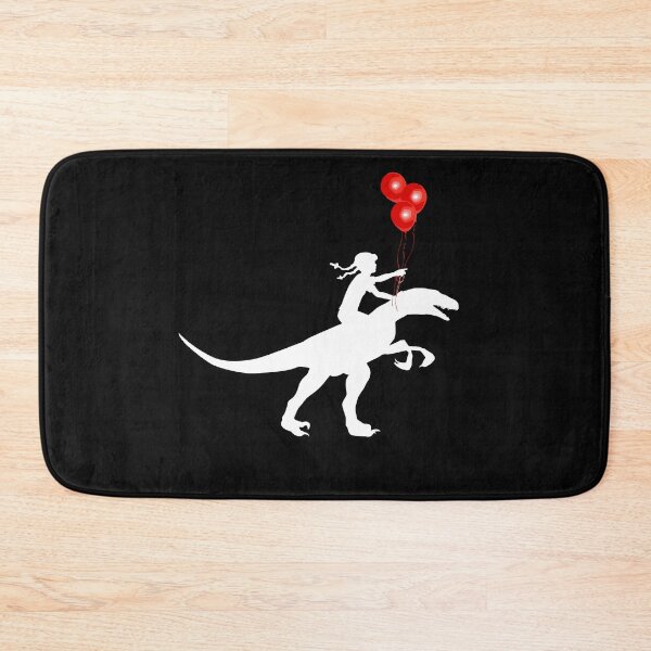 Item preview, dinosaur and  kid  white silhouette designed and sold by Collagedream.
