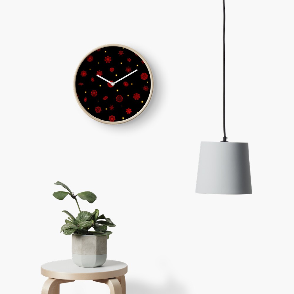 Fire in the Night Clock