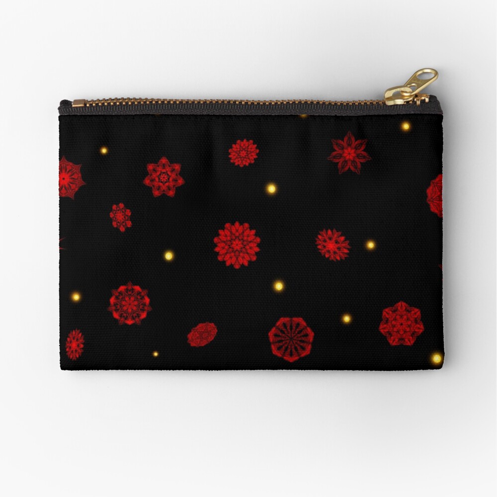 Fire in the Night Zipper Pouch