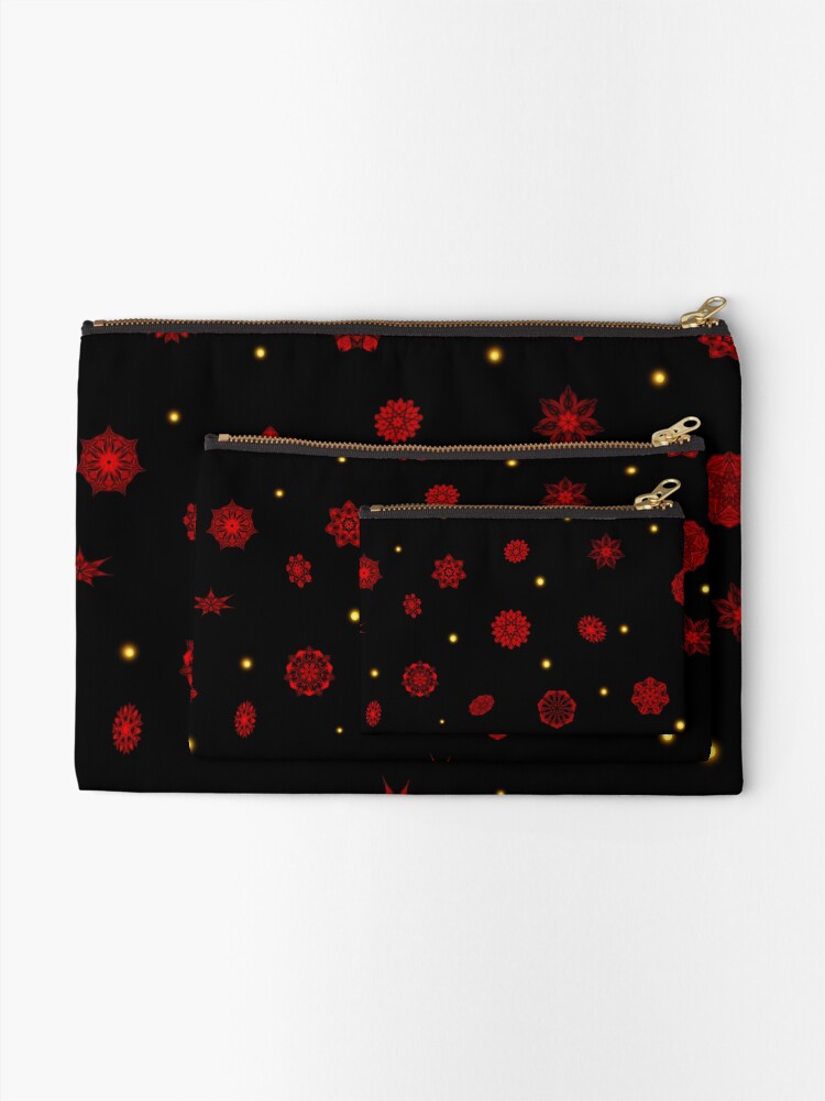 Alternate view of Fire in the Night Zipper Pouch