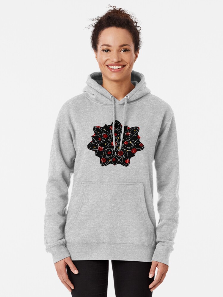 Alternate view of Fire in the Night Pullover Hoodie