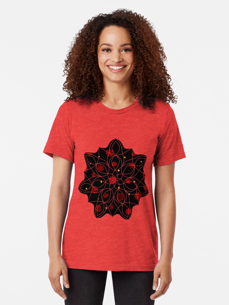 Alternate view of Fire in the Night Tri-blend T-Shirt