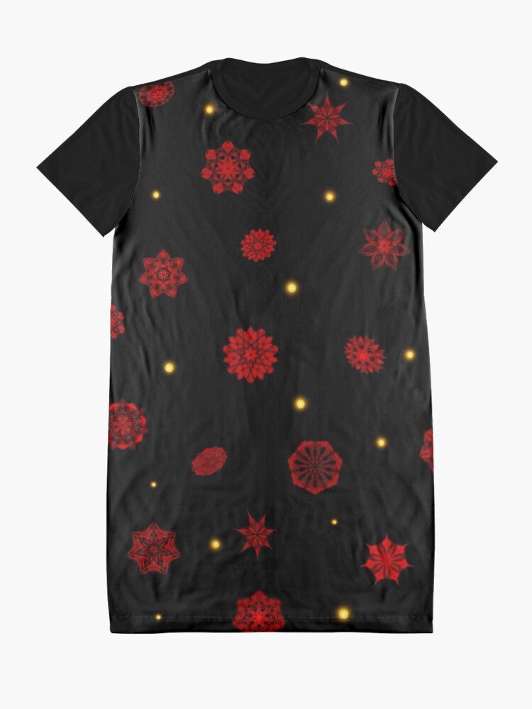 Alternate view of Fire in the Night Graphic T-Shirt Dress