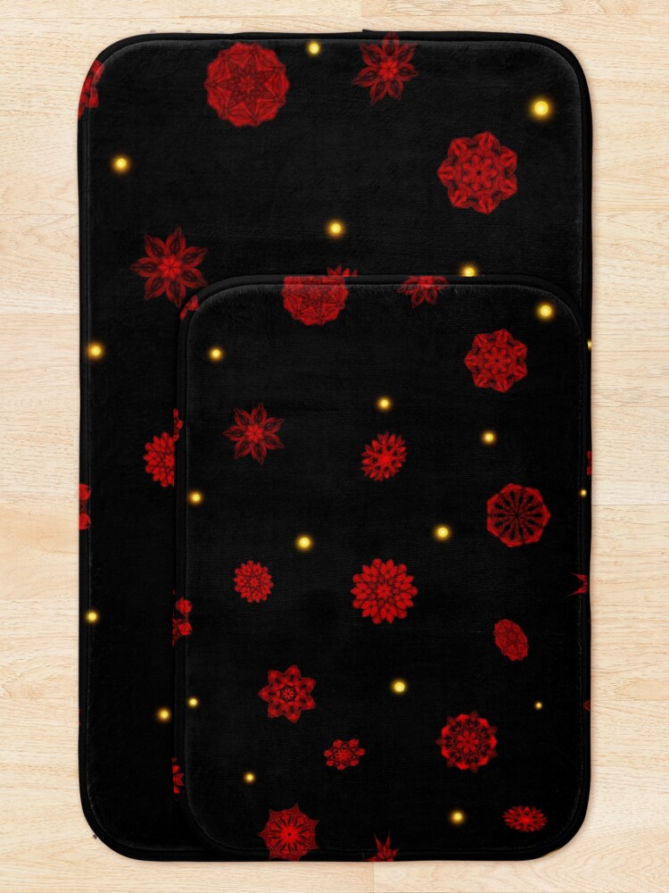 Alternate view of Fire in the Night Bath Mat