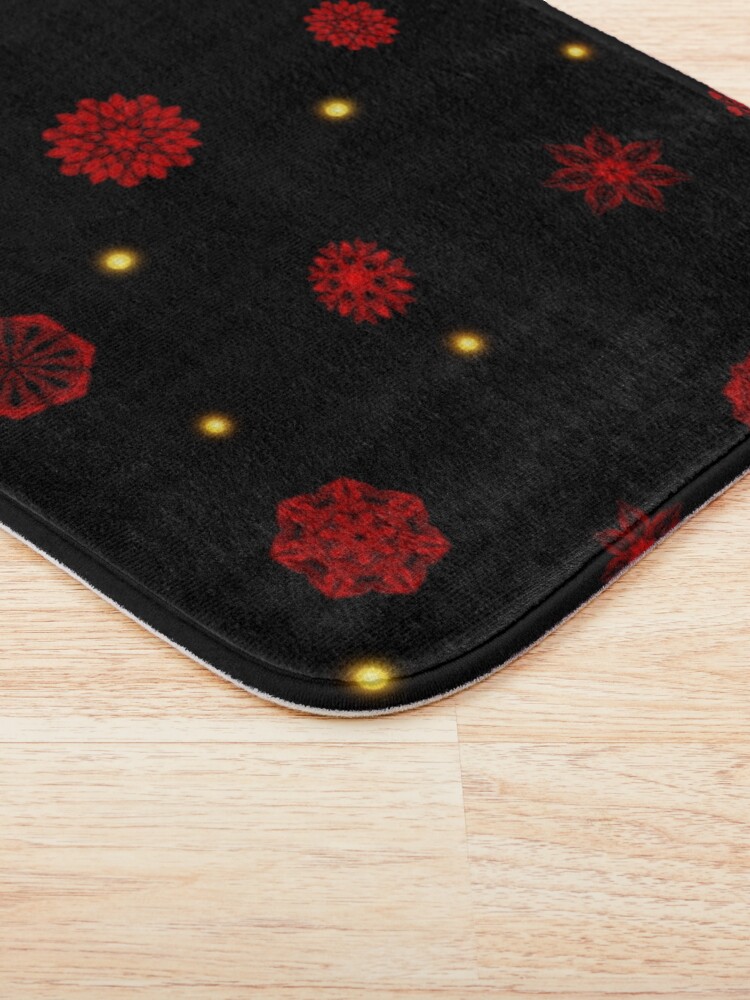 Alternate view of Fire in the Night Bath Mat