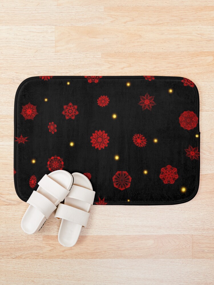 Alternate view of Fire in the Night Bath Mat