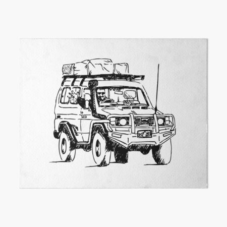 Tribute to Johnno Art Board Print