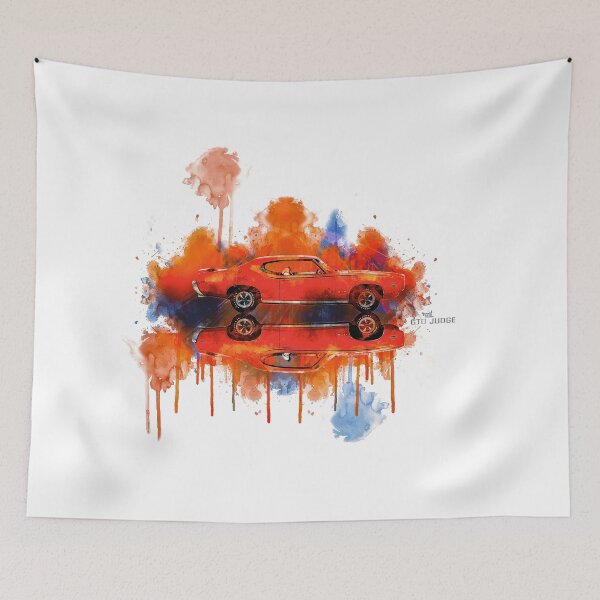 Artikelvorschau, Pontiac GTO 1969 Richterspritzkunst entworfen und verkauft von Aaaah Eeeek  Studio.