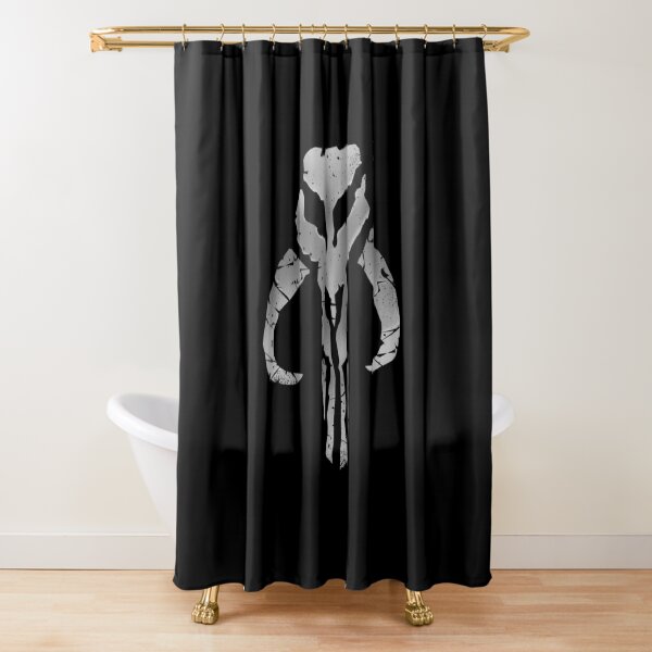Bounty Hunter Emblem v2 Shower Curtain