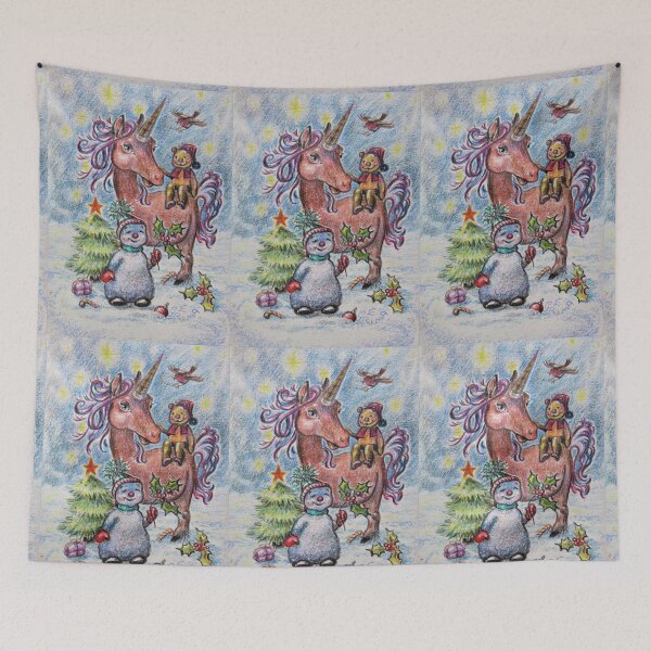 Item preview, Christmas Unicorn and friends designed and sold by LittleLiz.